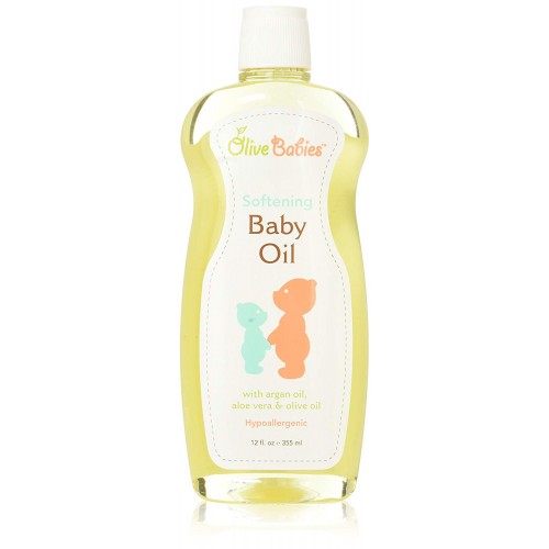 Olive Babies Softening Baby Oil 12oz